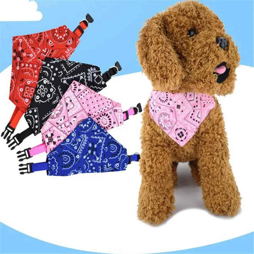 Adjustable Pet Bandana Scarf for Dogs & Cats | Stylish & Comfortable